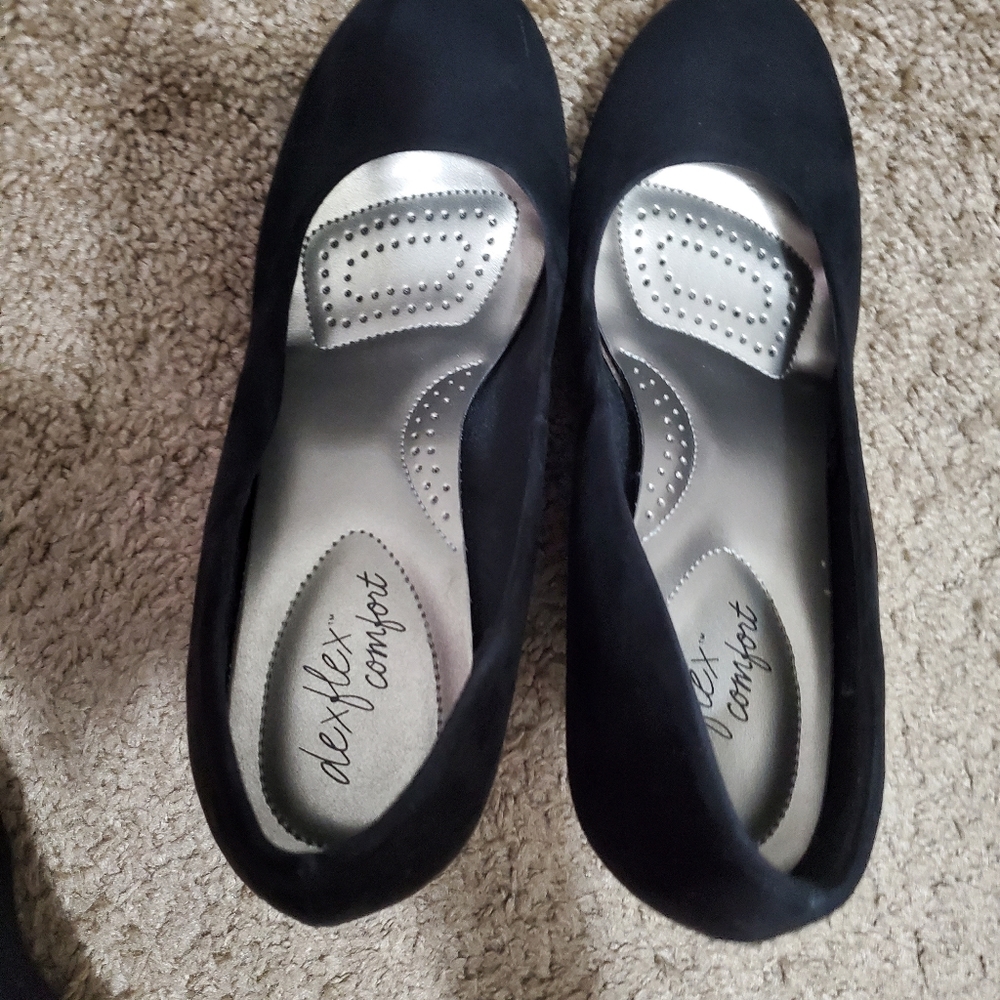 Women's Black Wedge